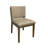 Aurora 7-Piece Extendable Dining Set for 6 – 80"–106" Latte Double Pedestal Table with 6 Performance Leather Chairs (2 Sling Back + 4 Soft Back), Elm Veneer