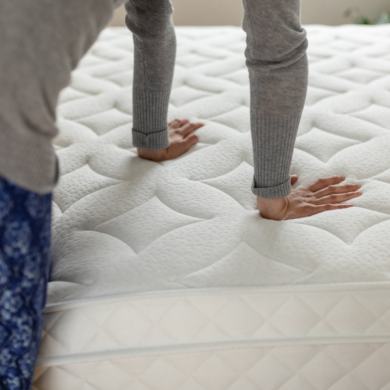 Memory Wool Pocket Sprung Hybrid 2000 Firm Mattress, Double (4'6)