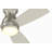 Hugh 44 inch Indoor/Outdoor Ceiling Fan with LED Light Kit - Brushed Nickel-43413517