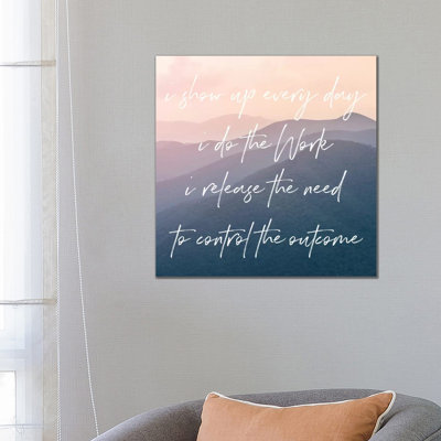 Do The Work In Smoky Mountain Sunset by Nature Magick - Gallery-Wrapped Canvas Giclée on Canvas