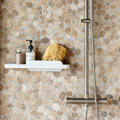 Tablette de douche avec racloir Brabantia MindSet