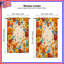 Rideaux de fenêtre colorés à motif de fleurs de souci, voilages et voilages à motif occultant - 1 panneau-129727993-129727994