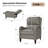 Neliyah 28.75" Wide Genuine Leather Recliner-105914578