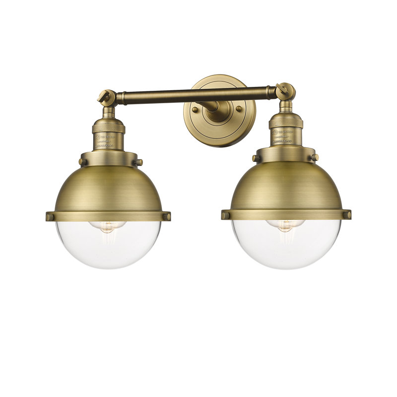 Shauna 2 - Light Vanity Light, LED, Brushed Brass, Clear