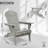 Set Of 2 Outdoor Folding Adirondack Chair, Lounge Patio Chair-2093056167