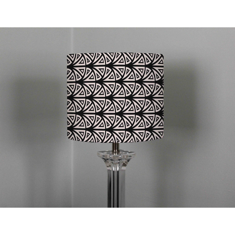 Cotton Drum Lamp Shade ( Uno ), 25cm H x 40cm W x 40cm D
