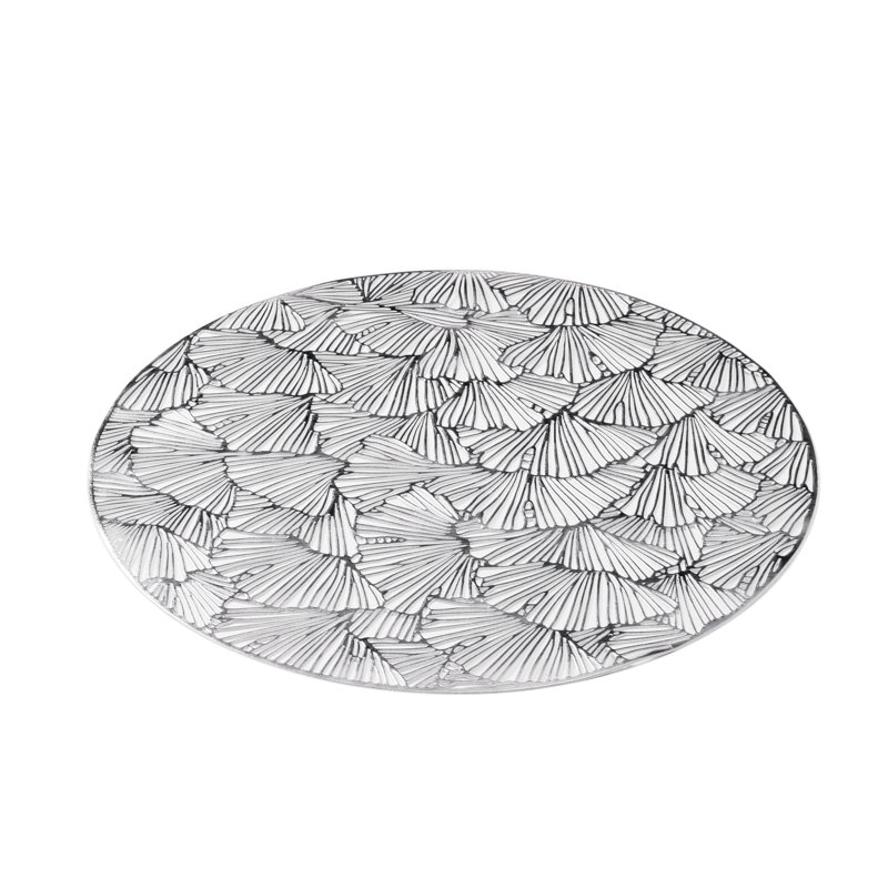 Napperon Fan 15 ", Argent