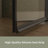 72 In. H Semi-Frameless Pivot Shower Door in Matte Black With Clear Glass-89254353