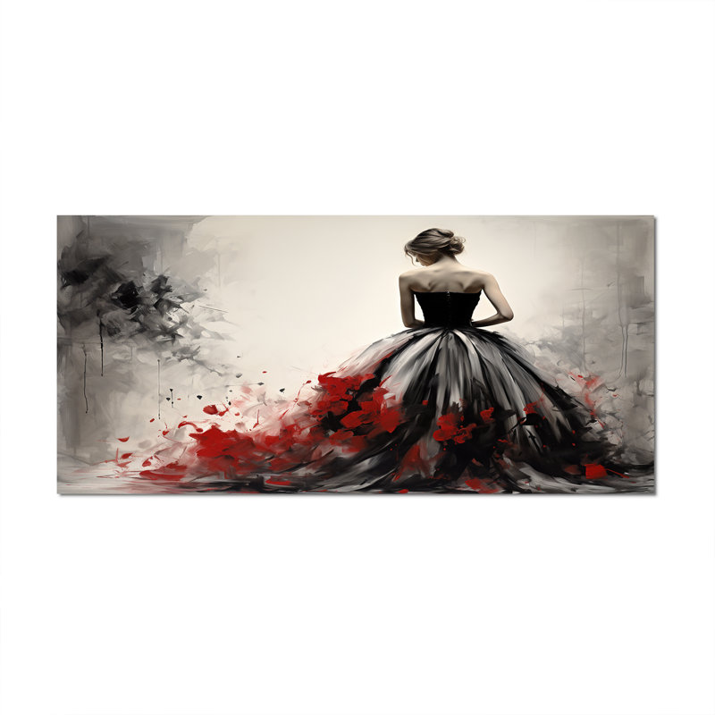 Fashion Fashion - Élégance dévoilée - imprimé, Toile tendue, H 28 po x l 60 po x P 1,5 po