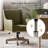 Ackeron Julia Farmhouse 360° Swivel Office Chair with Adjustable Height and Curved Armrests-1143700684