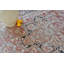 Antique Loom Rust/Black Polyester powerloom Area Rug-2102541035
