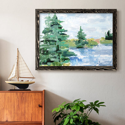Evergreen Lake I, reproduction d'art sur toile
