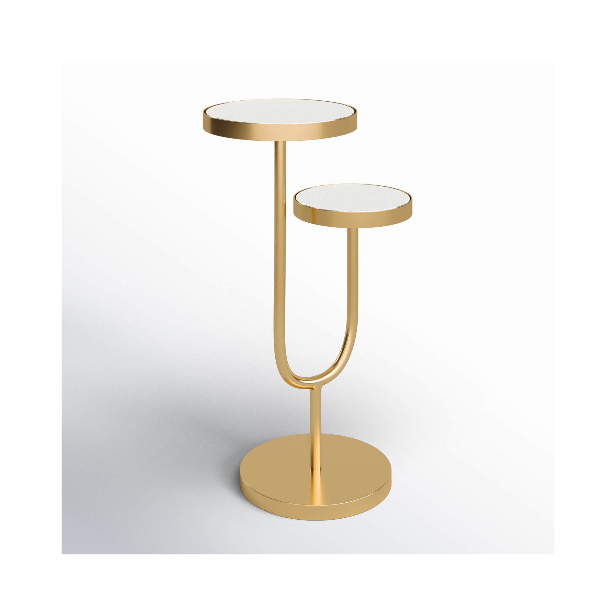 Ericson End Table, Gold