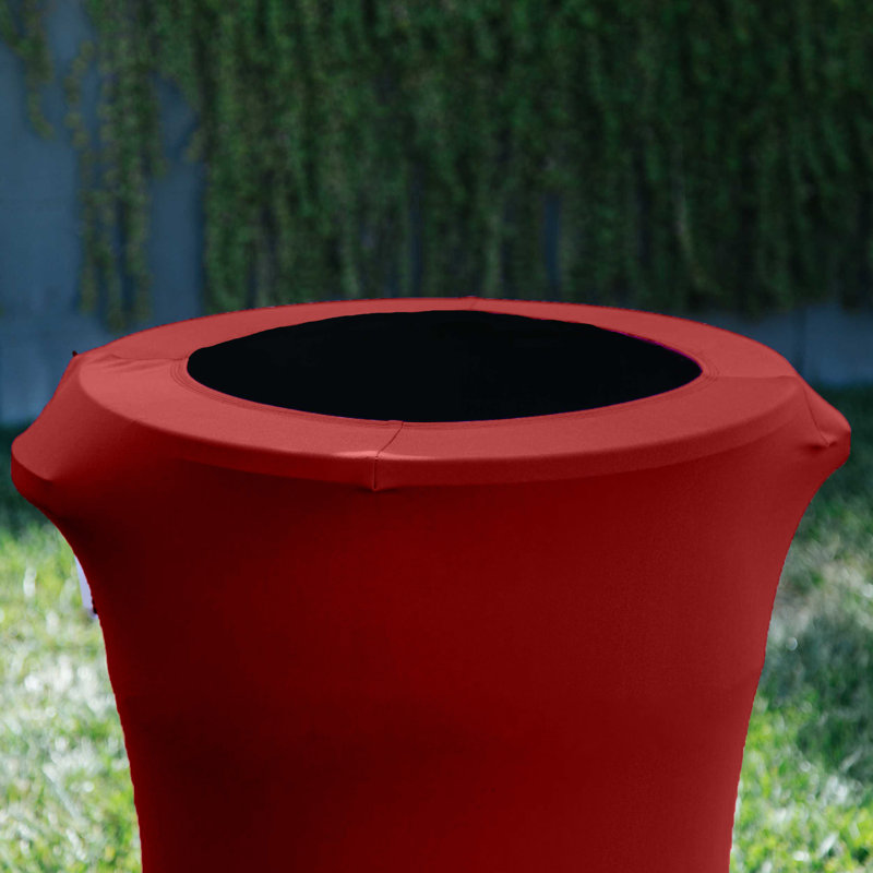 Housse pour poubelle Spandex, Rouge