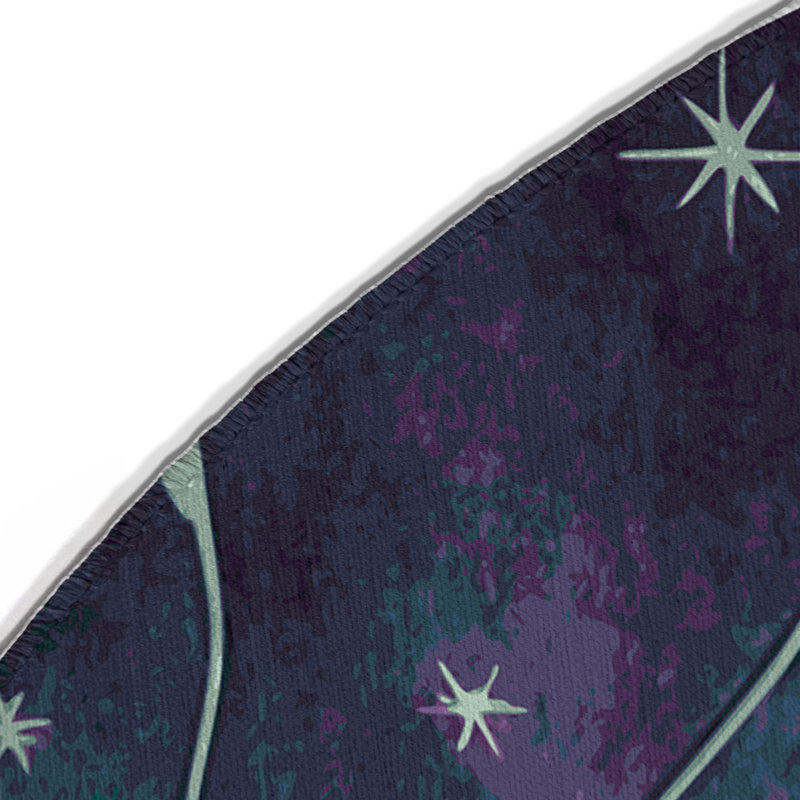 Tapis intérieur et extérieur Enchanted Roots, Rond 5 pi