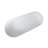 67-Inch Solid Surface Stone Resin Oval Shape Soaking Bathtub With Overflow For The Bathroom
