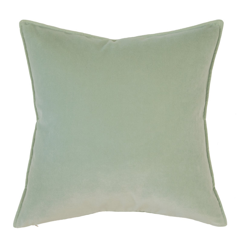 Franklin Washable Velvet Square Pillow Cover & Insert , 22"H x 22"W, Vineyard