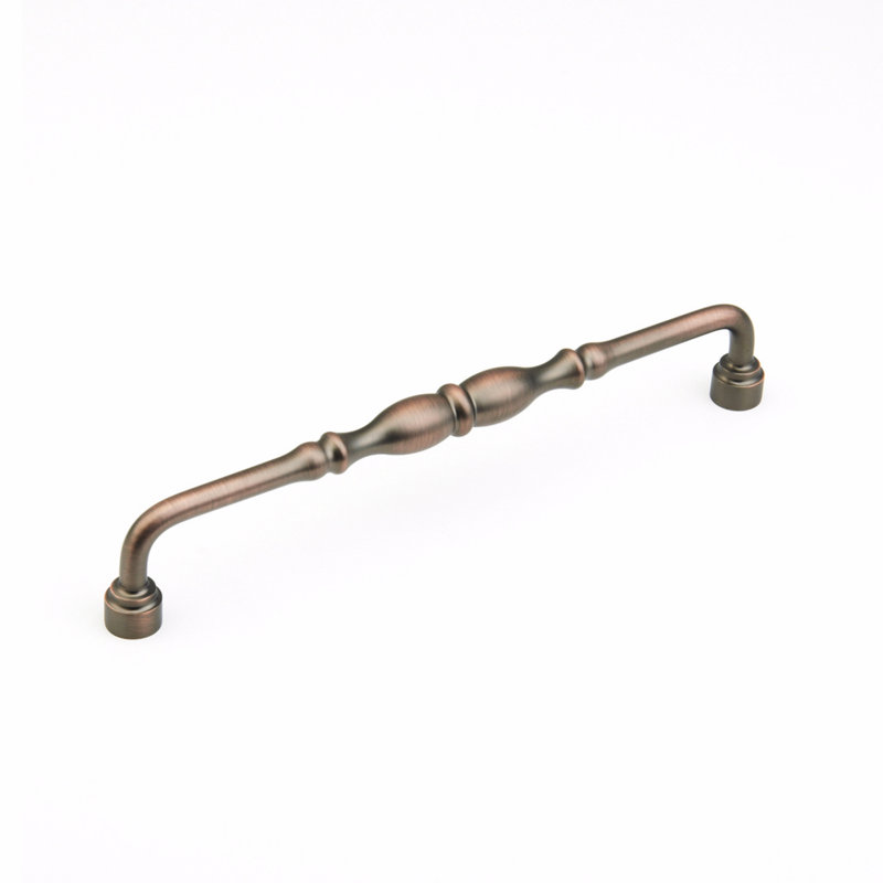 Poignée Schaub Colonial Appliance 12 po d'un centre à l'autre (fixation en surface dissimulée), Bronze Aurora, 12"