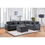 Canapé modulaire en chenille l 115 po Trey avec dossier réglable Trey