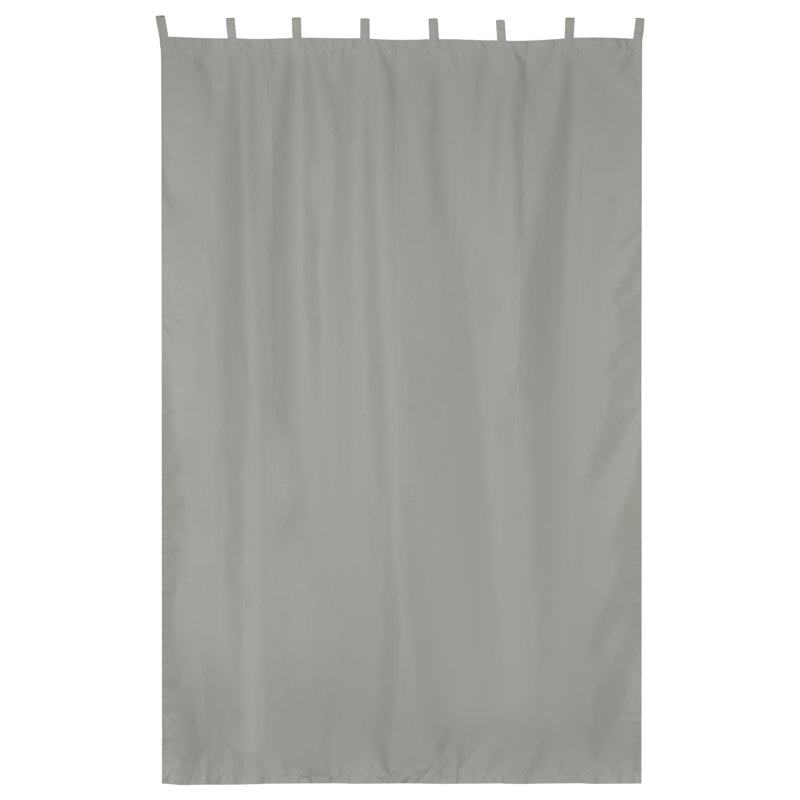 Lesperance Blackout Curtain Single Panel, Gray, 54" W x 120" L