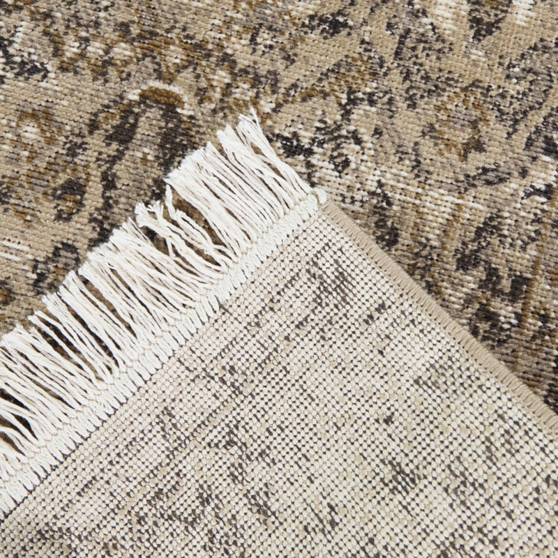 Tapis oriental brun Somerton, 5 pi 3 po x 7 pi