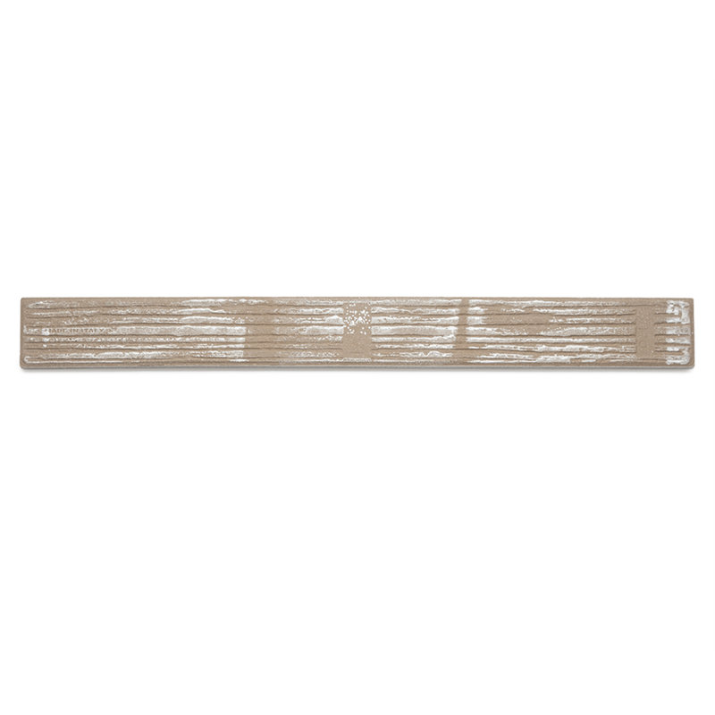 Carreau de porcelaine lustré 2 po x 18 po Aria, Grigio