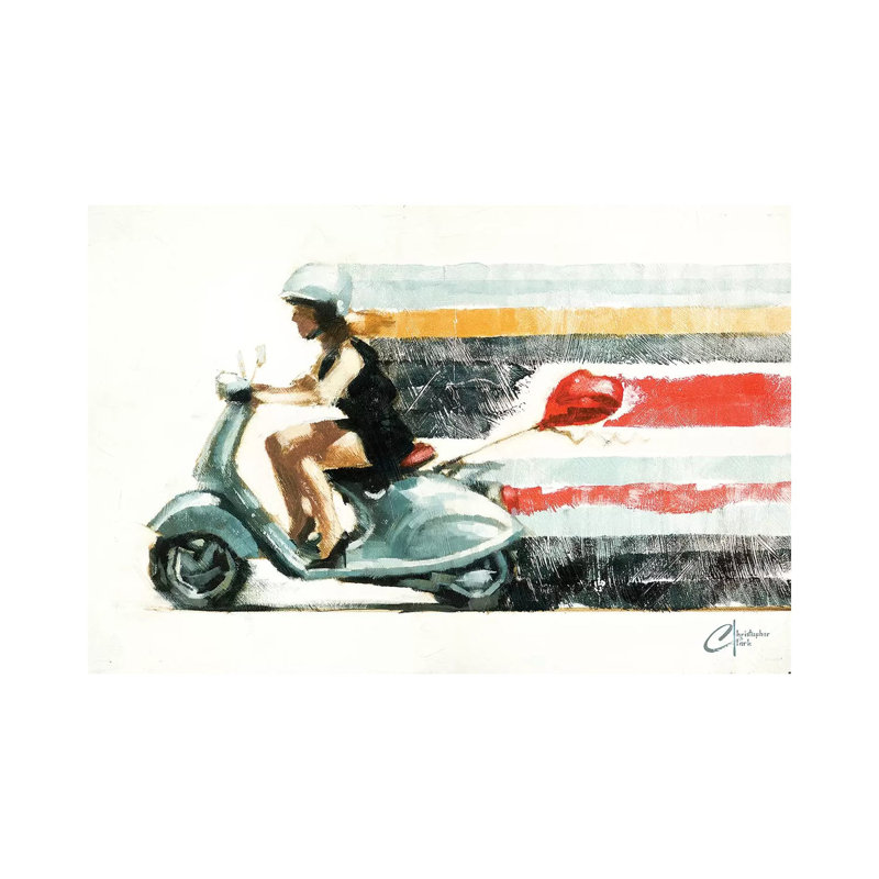 Last Chance At Love II by Christopher Clark - Painting on Canvas, 30.48 cm H x 45.72 cm W, Wrapped Canvas