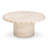 Washed Travertine Finish Indoor/outdoor Coffee Table