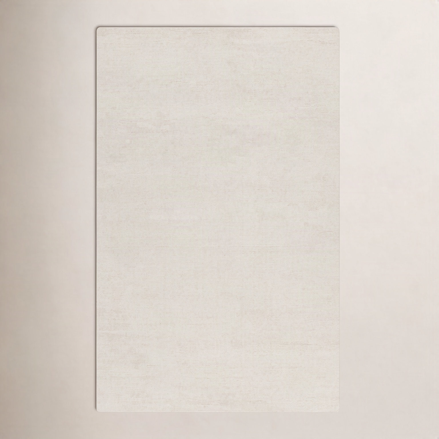 Crowe Light Beige Hand-Loomed Wool Rug, Rectangle 8' x 11'