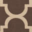 Joyner Hooked Dark Brown/Beige Indoor/Outdoor Rug-10714152