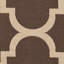 Joyner Hooked Dark Brown/Beige Indoor/Outdoor Rug-10714154