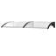Dakota Fields 195cm W x 75cm D Polycarbonate Cover Retractable Patio Awning,Window Awning