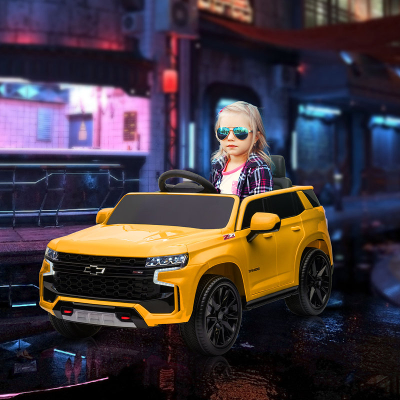 Voiture pour enfants à piles, Jaune
