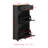 Free Standing Shoe Rack With 2 Flip Drawers And Adjustable Panel, Wood Grain Pattern Top Cabinet, Functional Entryway Organizer-2015928988