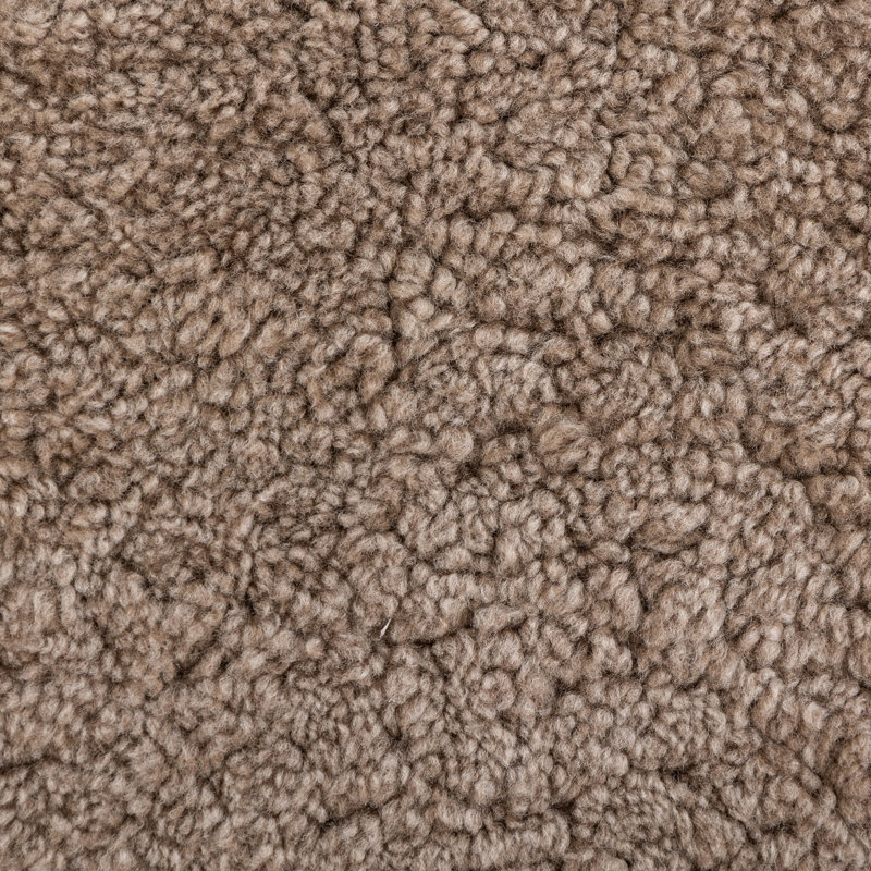 Toby Pillow-Taupe Shearling-14"X20", Square 20"
