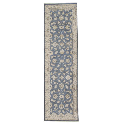 Davey Hand Knotted 3x9 Grey Runner