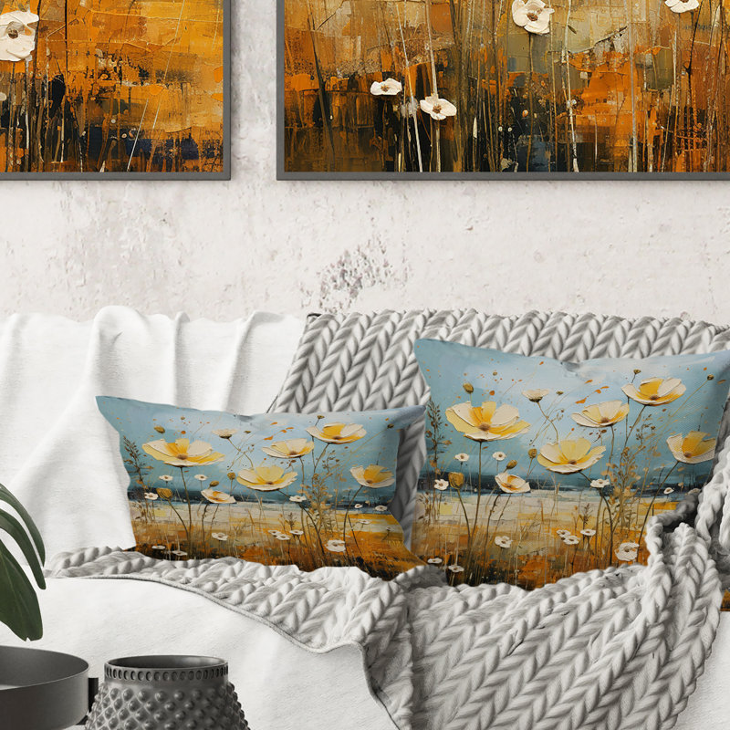 Coussin jaune Buttercups - Buttercups