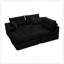 Canapé-lit en coin avec méridienne à compression Corduroy, canapé modulaire en forme de L avec éponge à haute densité, aucun assemblage requis pour le salon, appartement, chambre d'amis-837016147
