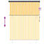 Vidaxl Outdoor Roller Blind Striped Fabric-117470666-117470685