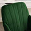 Mobilier ergonomique pour la maison - velours, base stable, support pour le dos, revêtement de velours de chaise de bureau confortable, support doré robuste et réglable-1155443219-1155443228-1155443229