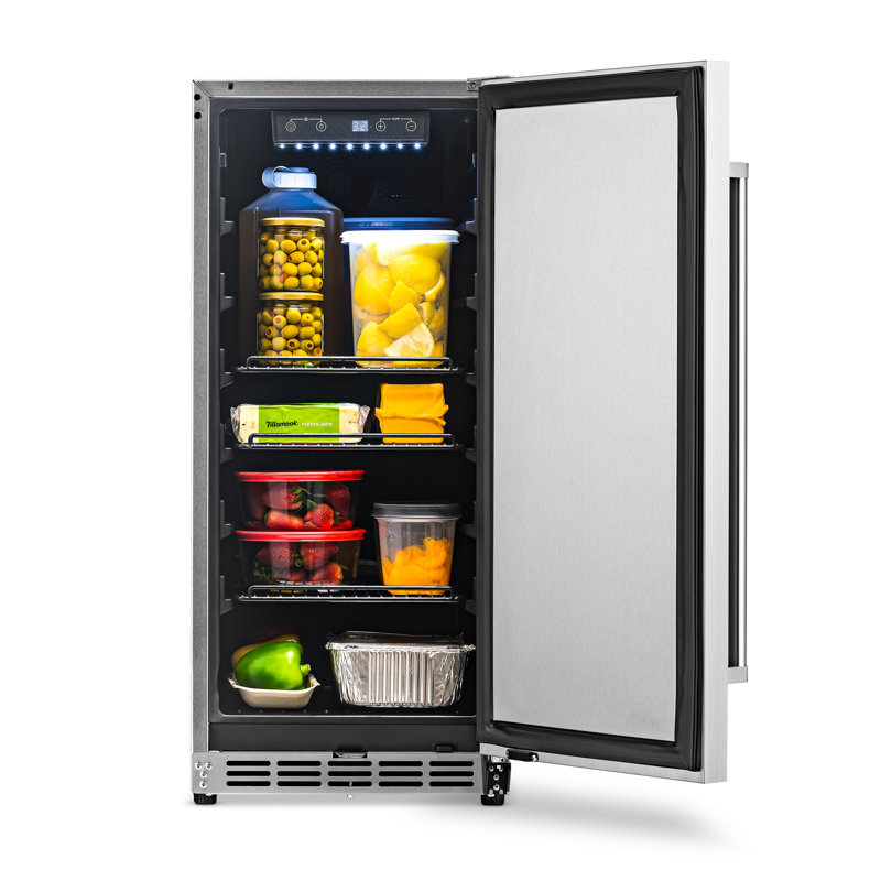 NewAir 15" Stainless Steel Smart Built-in Beverage Refrigerator