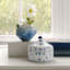 Blue Fluted Plain 1 qt. Storage Jar
