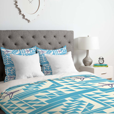Vy La Polyester Geometric Shapes Duvet Cover