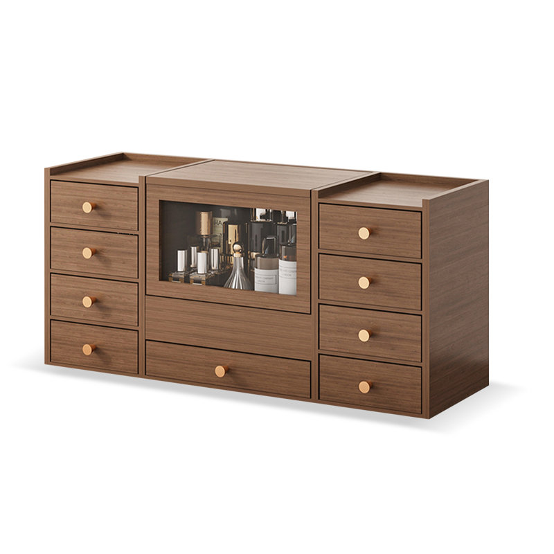 Makeup Organizer For Vanity,Countertop Organizer With Drawers,mirror