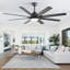 168cm Ceiling Fan with LED Lights-679516826