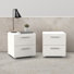 Gianna 2 Drawer 15.75'' W Nightstand - Set Of 2, White