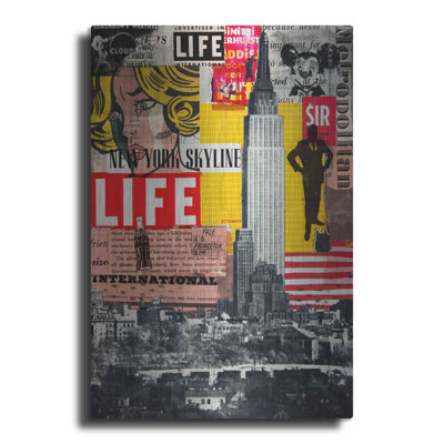 Luxe Metal Art 'It'S Hanging In The Air' By DB Wat " It'S Hanging In The Air " by DB Waterman
