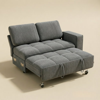 Mellissa 94.4'' Upholstered Reclining Sofa Bed