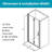 36"-37 1/4" W x 72" H Bi-Fold Frameless Shower Door with Clear Glass-102499946