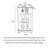 48.03" Brown Corner Solid Wood Accent Cabinet